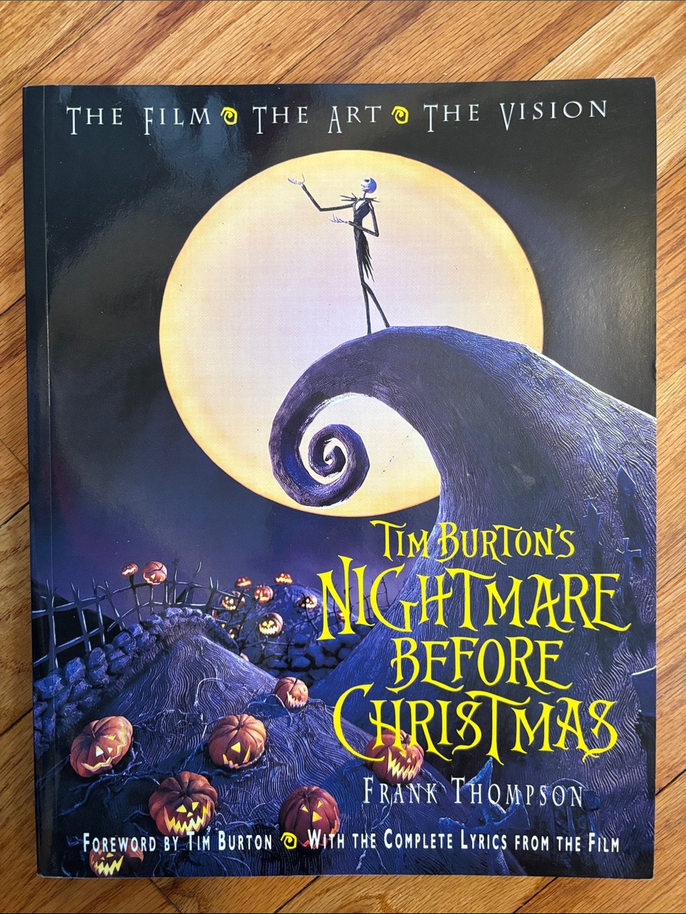 Disney Tim Burton's Nightmare Before Christmas Book - Purple, Yellow, Black